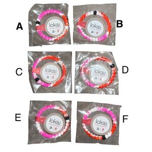 Lokai Pink, Orange & White Beaded Bracelet- PICK 1